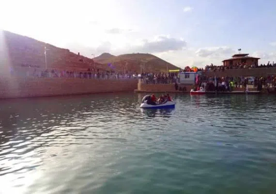 چشمه بالخلی بلاغی شهر گرماب، چشمه ماهی