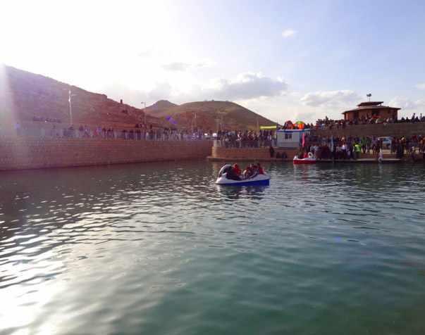 چشمه بالخلی بلاغی شهر گرماب، چشمه ماهی