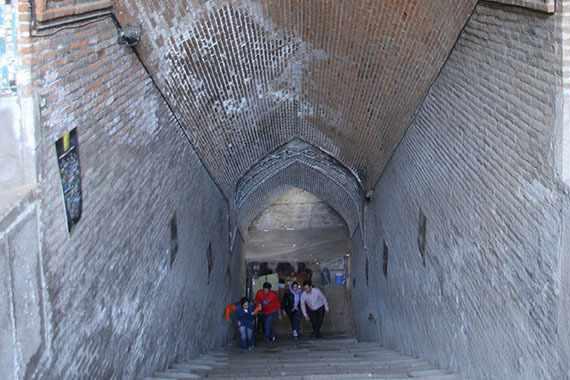 آب انبار مسجد جامع، شاهکار معماری صفویه