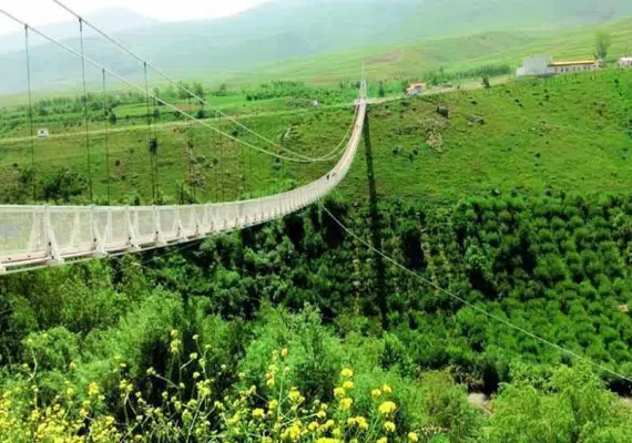 پل معلق مشگین شهر