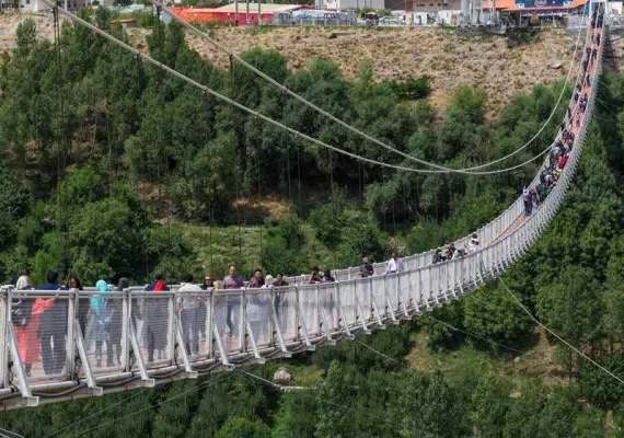 پل معلق مشگین شهر